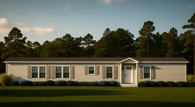 The Robertson Single Wide home by Franklin Homes for sale at Gulf South Homes in Houma, Louisiana